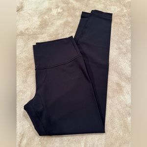 Lululemon leggings, Wunder Under, full length, black, Women, size 10
